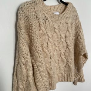 J.O.A. Nude Chunky Sweater